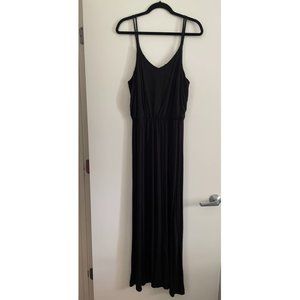 Black Spaghetti Strap Maxi Dress
